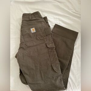 Men’s Carhartt work pants, brown size 32 X 32z.